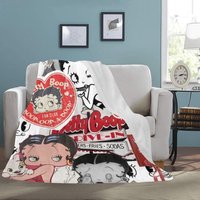 Betty Boop Blanket, Betty Boop Home Decor