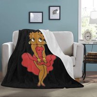 Betty Boop Blanket, Betty Boop Home Decor