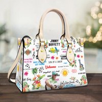 Jimmy Buffett Handbag, Music Leather Bags