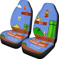 Super Mario Lets Play Car Seat Covers Set