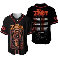 Rob Zombie Jersey, Rob Zombie Baseball Jersey