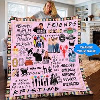 Personalized Friends Movie Series Blanket, Sitcom Friends Tv Series
