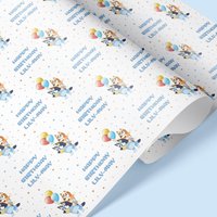 Blueydad Family Birthday Wrapping Paper