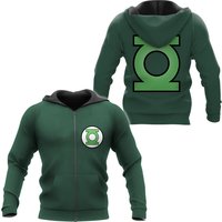 Green Lantern Hoodie 3d Zip Hoodie