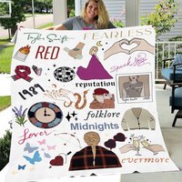 Tayswift The Erars Tour Quilt Blanket Fleece