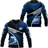 Us Postal Worker Zip Hoodie