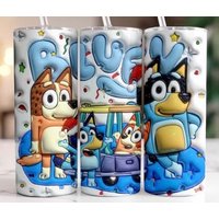 Blueydad Tumbler With Lid And Straw