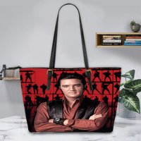 Elvis Presley Leather Tote Bag