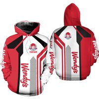 Personalized Wendy's Hoodie, Fast Food 3d Printed Hoodie