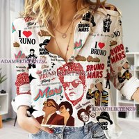Bruno Mars Women Casual Shirt Women's Blouses