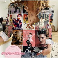 Elvis Presley Linen Shirt, Music Women Shirt, Rock And Roll Shirt