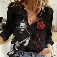 Bruce Springsteen Women Casual Shirt, Bruce Springsteen Women's Blouses