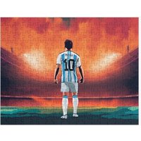 Lionel Messi Jigsaw Puzzle, Soccer Goat Jigsaw Puzzle