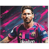 Lionel Messi Jigsaw Puzzle, Soccer Goat Jigsaw Puzzle