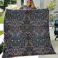 William Morris - Blackthorn Throw Blanket