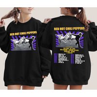 Red Hot Chili Pepper World Tour 2024 Unlimited Love Two Side Printed Sweatshirt