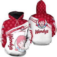 Personalized Wendy's Hoodie Fast Food 3d Printed Hoodie