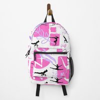 Artistic Gymnastics - Pink And Purple Backpack