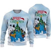 Christmas Cookie Monster Ugly Sweater