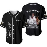 Customized Elvis Presley Baseball Jersey