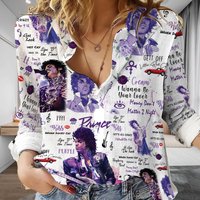 Prince Pur Rain Womens Blouses Shirt