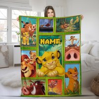 Personalized Lion King Blankets