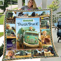 Trash Truck And Hank Blanket