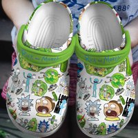 Rick And Rickandmorty Tv Series Clog Shoes, Rick And Rickandmorty Summer Shoes