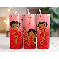 Pinky Betty Boop Anime 20 Oz Tumbler