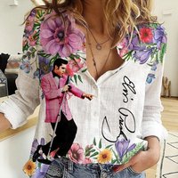 Elvis Presley Linen Blouse