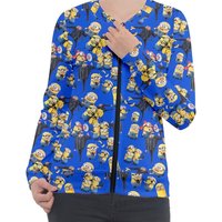 Despicable Me Jacket | Minions Zip-up Jacket | Minions Scrub Top