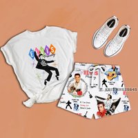 Elvis Presley Short Pajamas Set, Elvis Adult