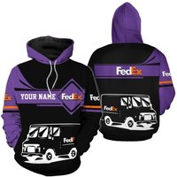 Personalized Fedex Custom Full Print 3d Hoodie