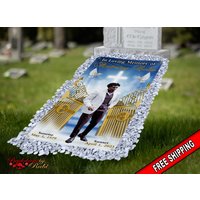 Grave Cover, Memorial Grave Blanket, Custom Grave Blanket, In Loving Memory Sign