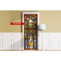 Magic Mermaid - Door Mural, Cover, Window Film Door Cover