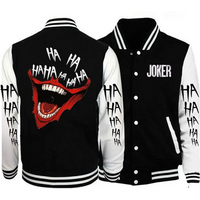 Joker Ha Ha Ha Horror Smile Superhero Baseball Jacket