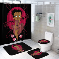 Betty Boop The Black Skin Four-piece Bathroom
