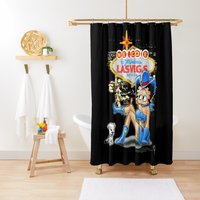 Betty Boop Welcome Shower Curtain