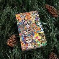Colorful Abstract Cat Wrapping Paper