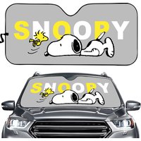 Snoopy Dog Car Sunshade
