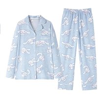 Cute Cartoon Cinnamoroll Pajamas Set