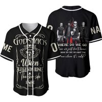 Personalized Godsmack Rock Band Baseball Jersey