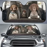 German Shorthaired Pointer Auto Sun Shade