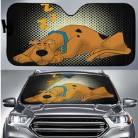 Scooby Doo Driving Car Sun Shade