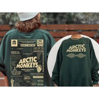 Vintage Arctic Monkeys Double Side Sweatshirt