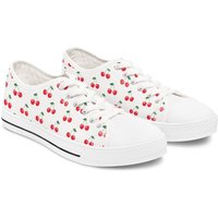 Cheery Cherry Women's Low Top Sneakers