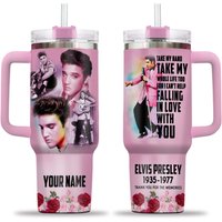 Elvis Presley Tumbler 40oz, Personalized Tumbler