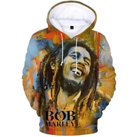 Men's Pullover Bob Marley Printed Hoodies
