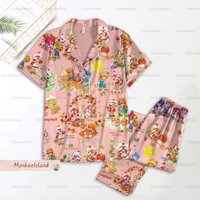 Strawberry Shortcake Pajamas, Strawberry Shortcake Women Pajamas