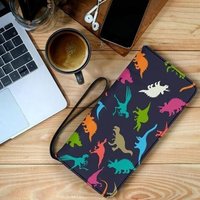Dinosaur Women's Clutch Purse Wallet Wristlet / Zipper Wallet